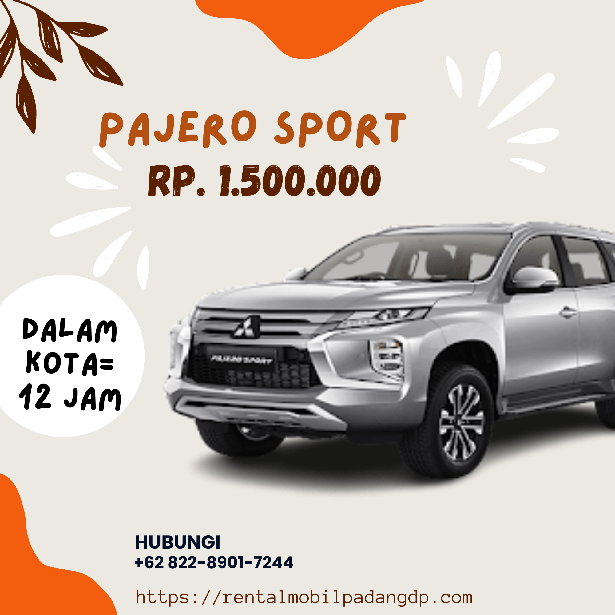 Rental Mobil Pajero Sport