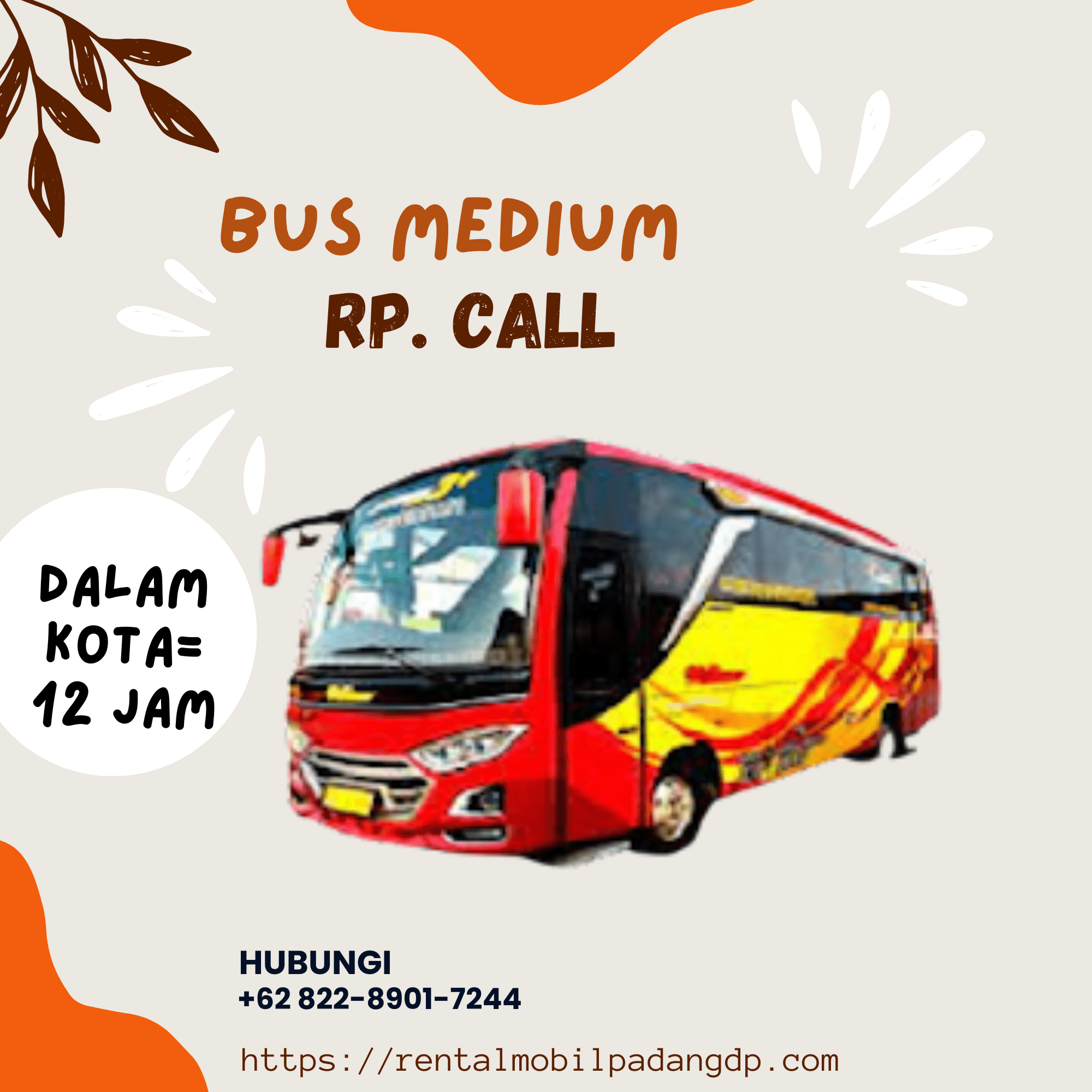 Rental Mobil Bus short