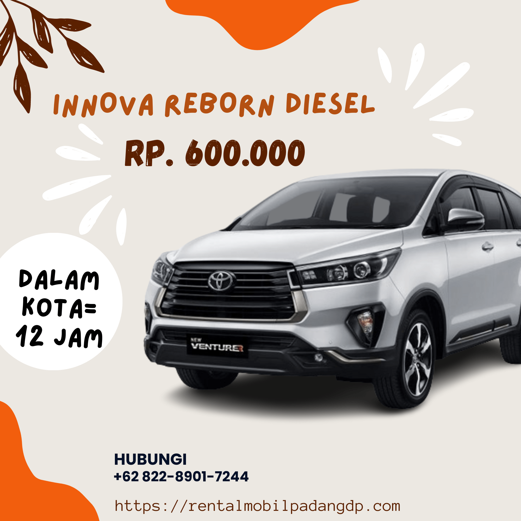 Rental Mobil Innova Rebord Diesel