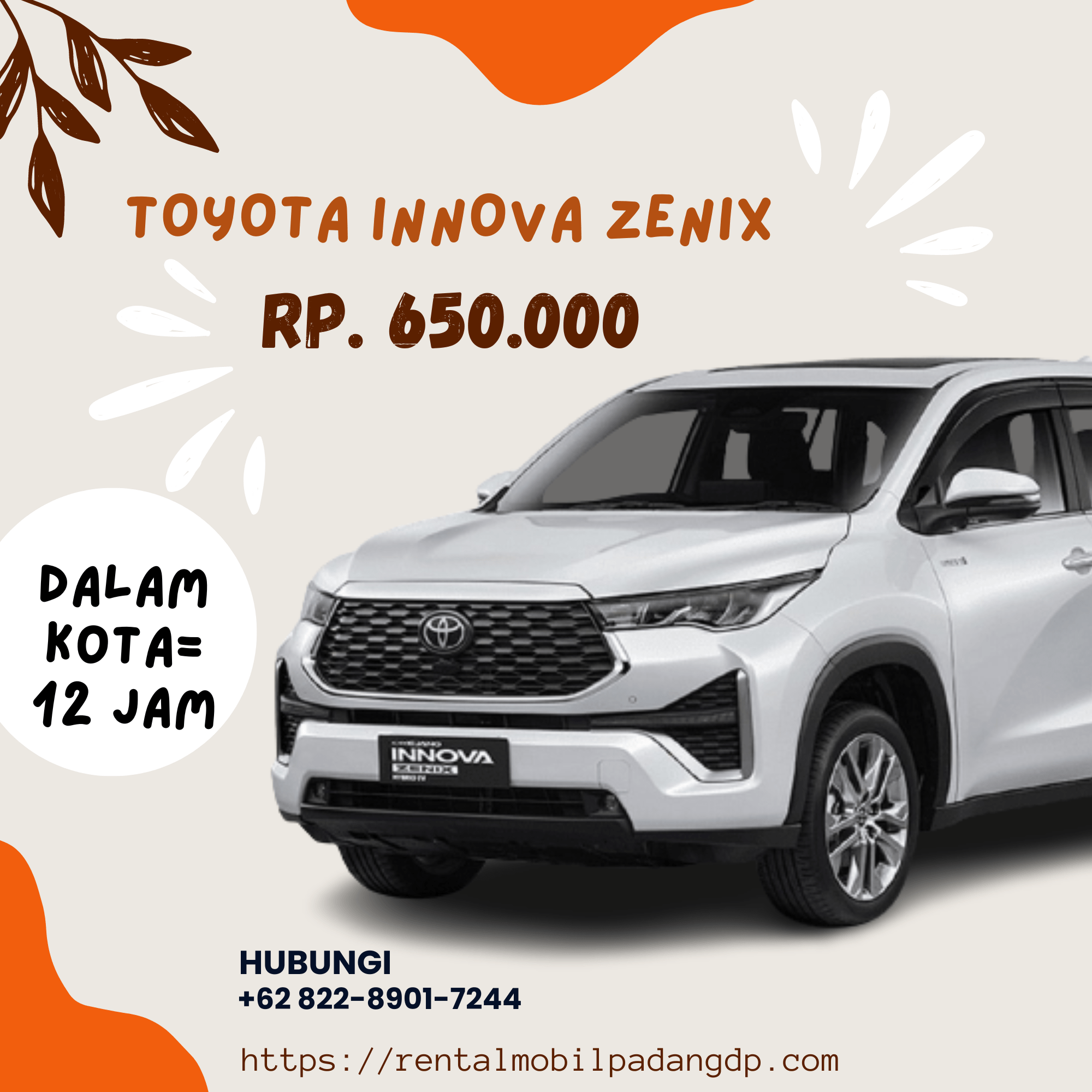 Rental Mobil Innova Zenix