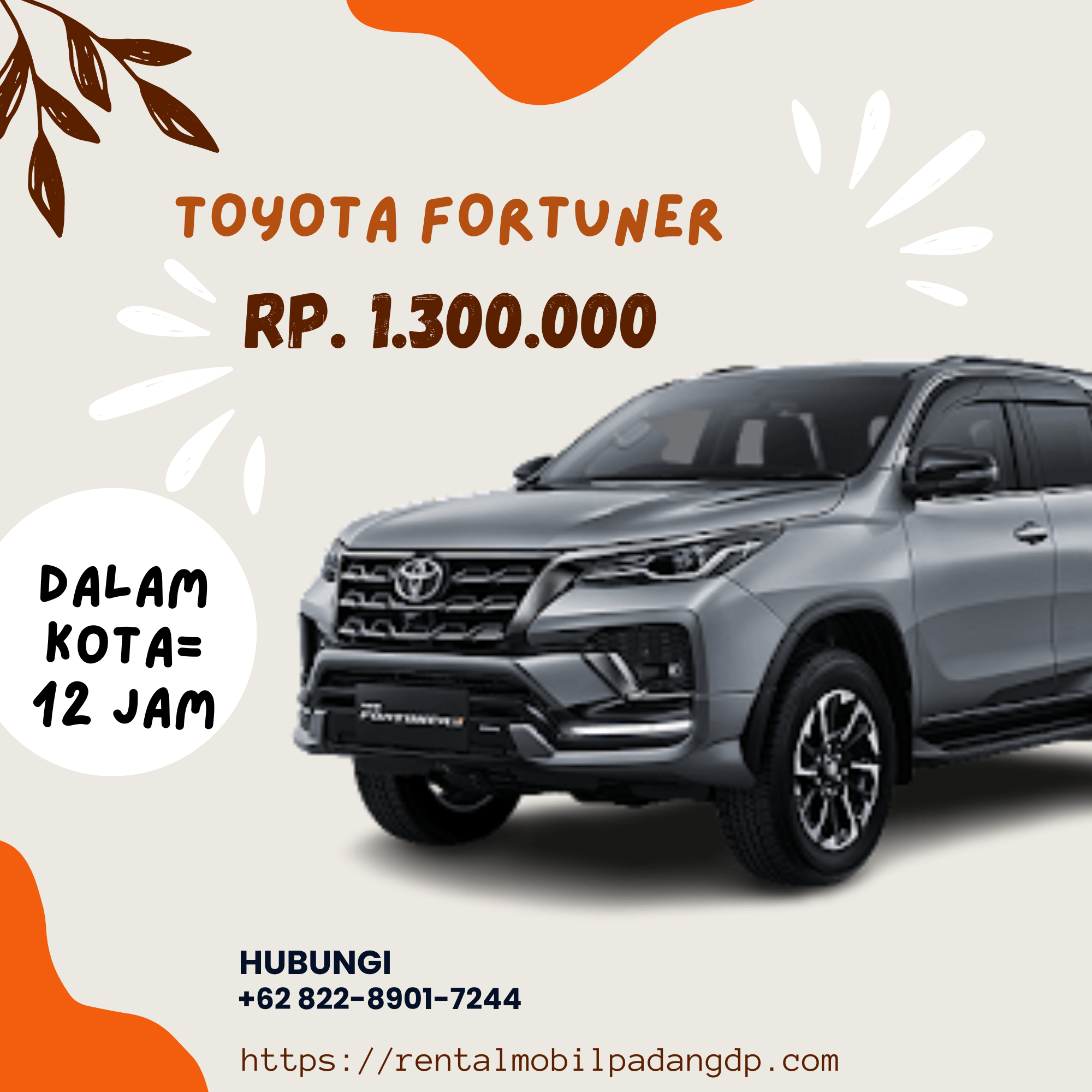 Rental Mobil Fortuner